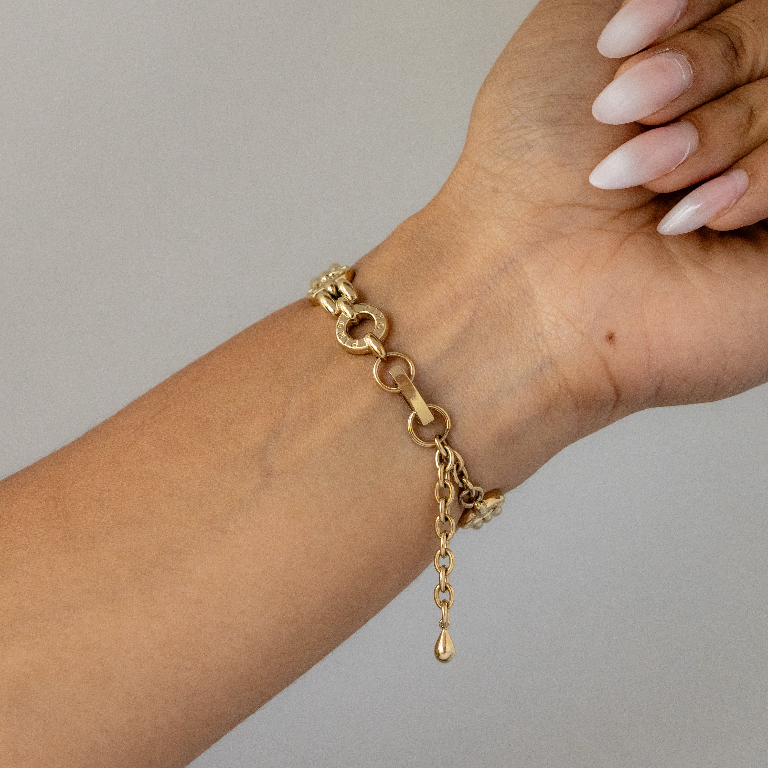 Vintage Alba Halo Link Gold Watch