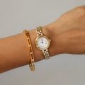 Vintage Lancel Round Paris Gold Watch