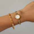 Vintage Citizen Swirl Gold Watch