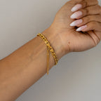 Vintage 4C Cuban Link Gold Watch