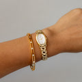 Vintage Seiko Lucent Oval Gold Watch