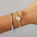 Vintage Seiko Beaded Two Tone Watch