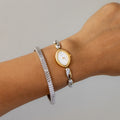 Vintage Citizen Marquise Two Tone Watch