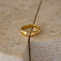 Diamond Flower Dome Ring