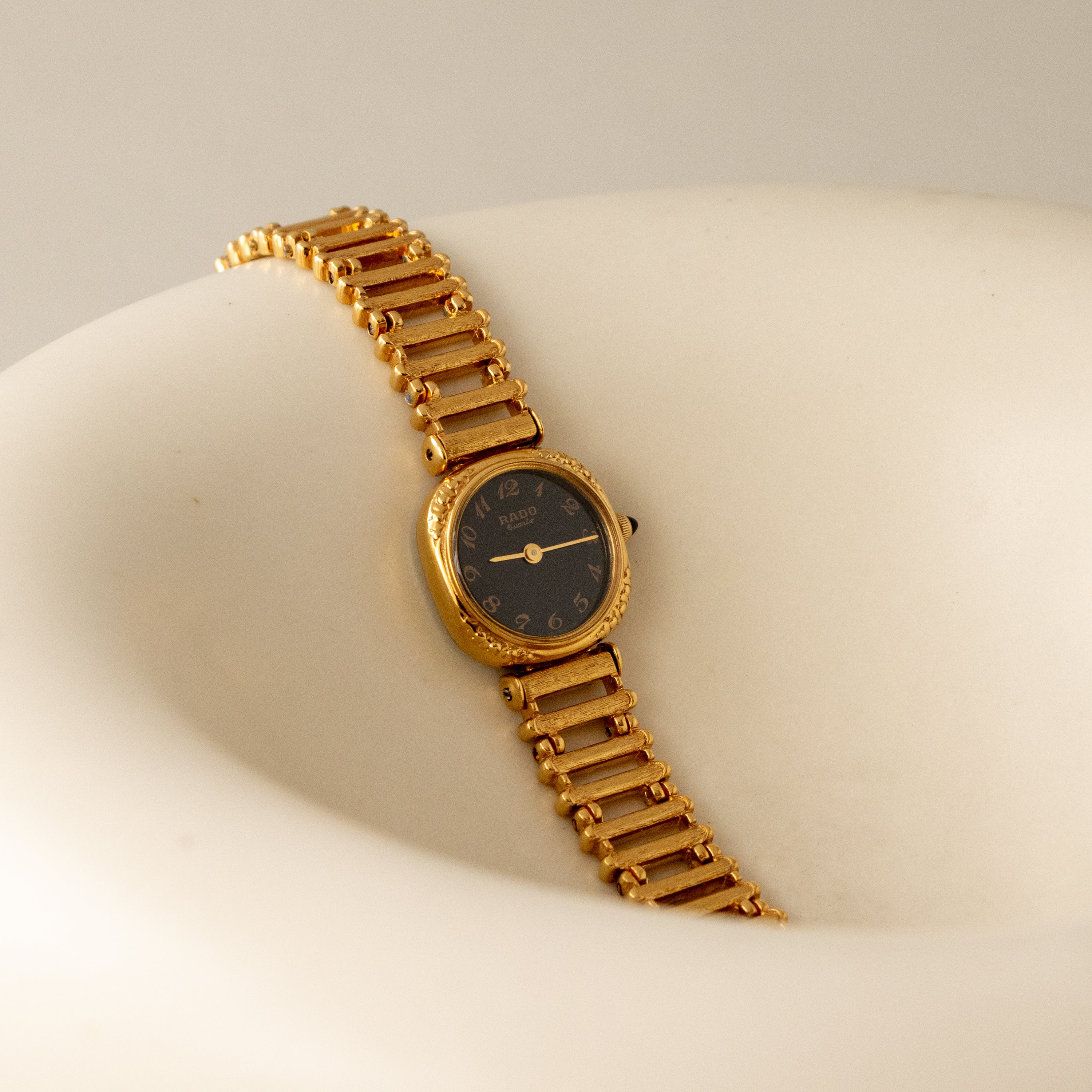 Vintage Rado Firenze Ladder Gold Watch