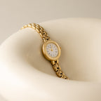 Vintage Lancel Round Paris Gold Watch