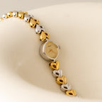 Vintage Seiko Heart Link Two Tone Watch