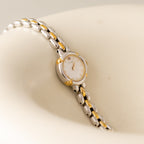 Vintage Seiko Tissé Ruby Two Tone Watch