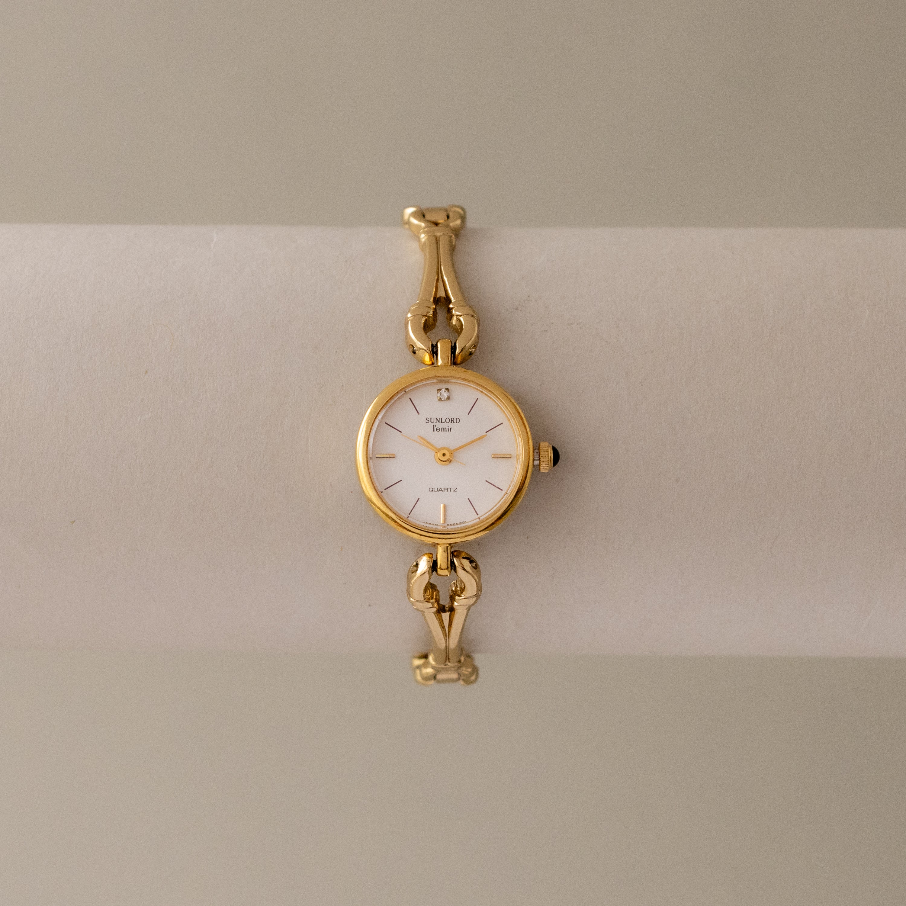 Vintage Sunlord Art Deco Gold Watch