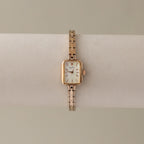 Vintage Agete Rectangular Rose Gold Watch