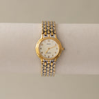 Vintage Seiko Exceline Link Two Tone Watch