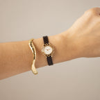 Vintage Chantal Thomass Floral Gold Watch
