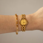 Vintage Bally Swiss Round Gold Watch