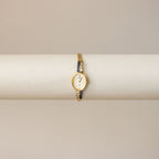 Vintage Christian Bernard Oval Sapphire Gold Watch