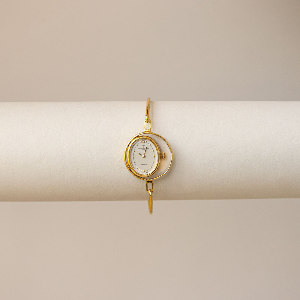 Vintage Christian Bernard Floating Gold Watch