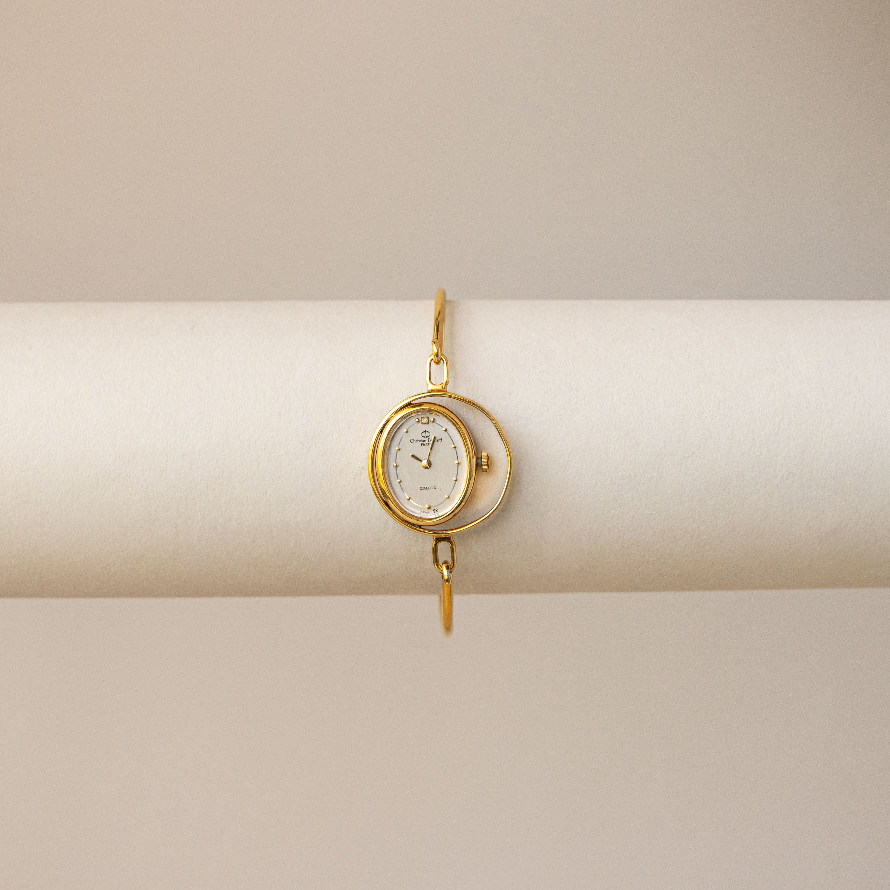 Vintage Christian Bernard Floating Gold Watch