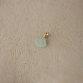 Light Green Jade Seashell Charm