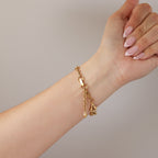Vintage Vega Round Ruby Gold Watch