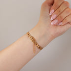 Vintage Seiko Filigree Strap Gold Watch