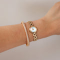Vintage Future Club Iridescent Gold Watch
