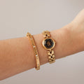Vintage Pinky & Dianne Midnight Gold Watch