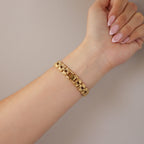 Vintage Pinky & Dianne Midnight Gold Watch