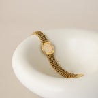 Vintage Rado Woven Link Two Tone Watch