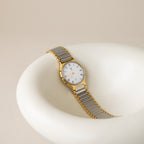 Vintage YSL Swiss Bold Roman Two Tone Watch
