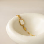 Vintage KooKai Rectangular Chainlink Gold Watch