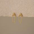 Trio Cluster Opal Chain Studs