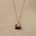 Sunkissed Cherry Charm Necklace