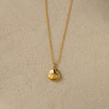 Diamond Seashell Pendant Necklace
