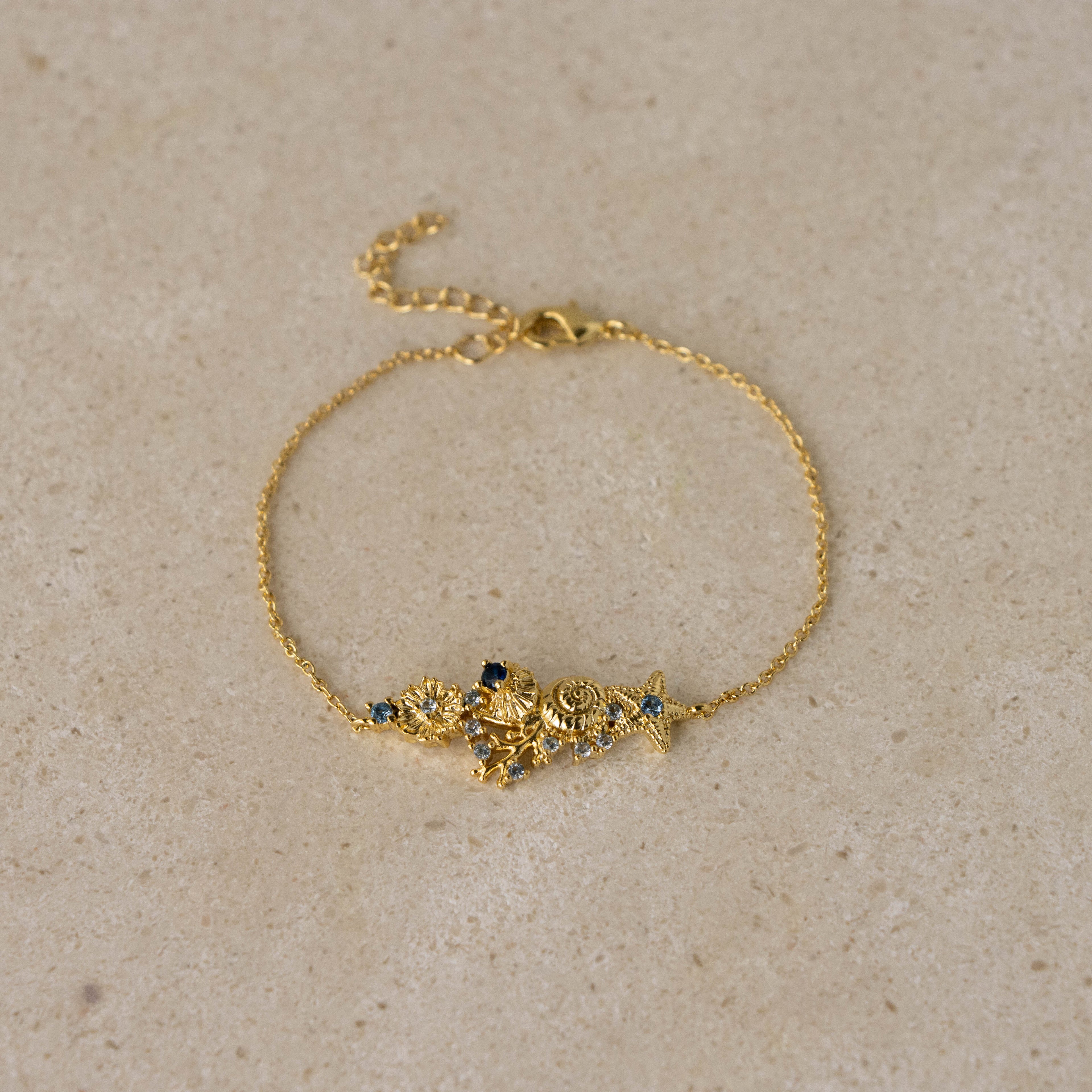 Blue Ocean Coral Bracelet