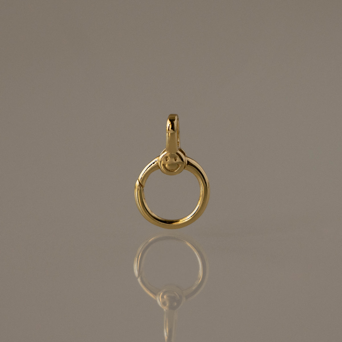 Smiley Face Clasp Charm