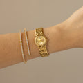 Vintage Givenchy Geometric Link Gold Watch