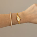 Vintage Sybilla Marquise Beaded Gold Watch