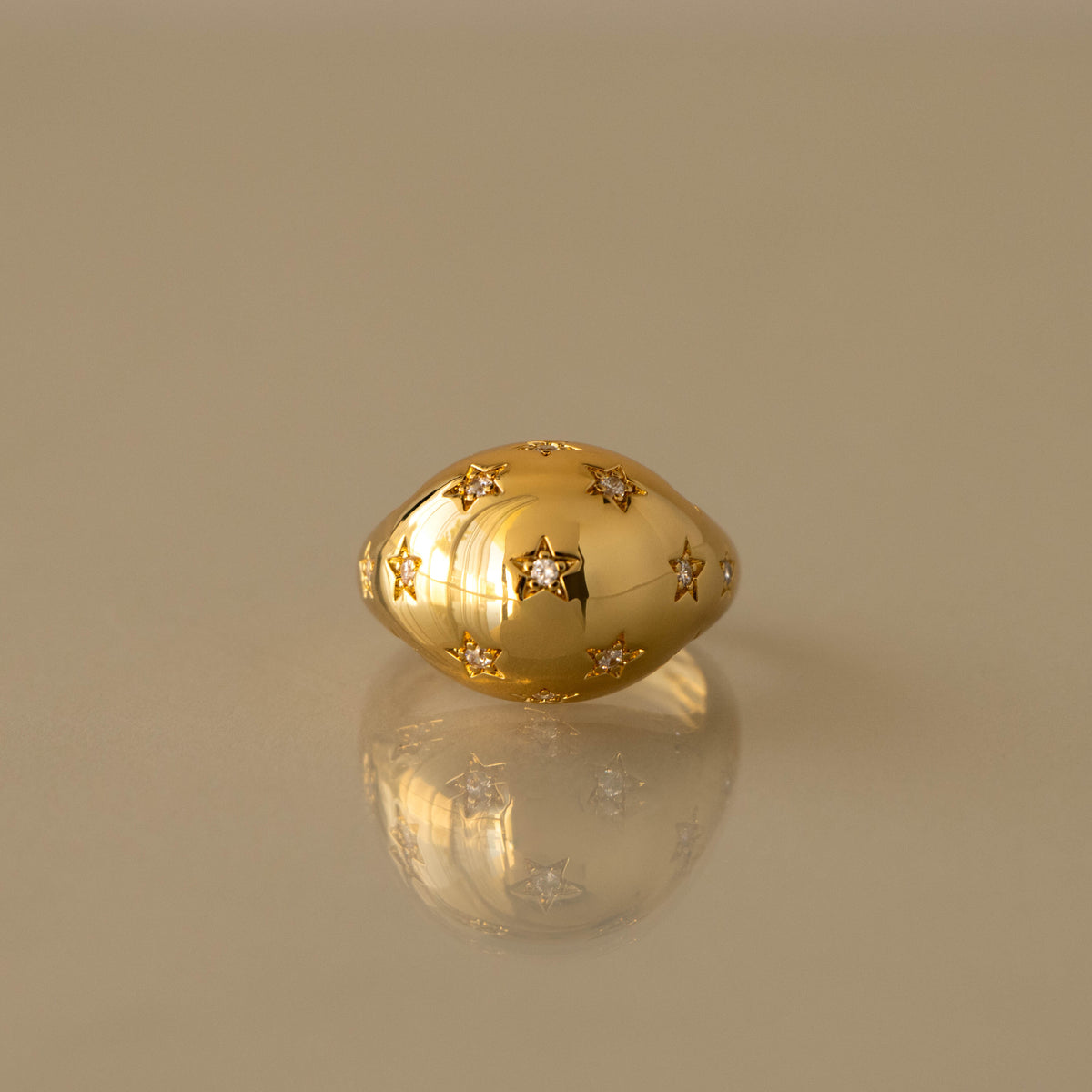 Chunky Star Dome Ring