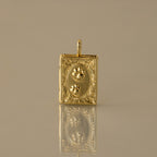 Novel Paw Print Locket Charm