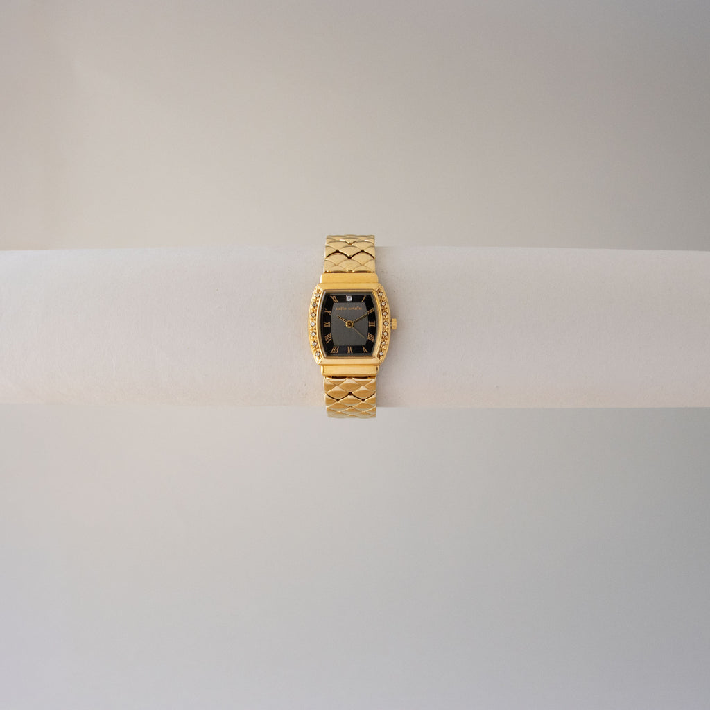 Vintage Mila Schön Cushion Gold Watch