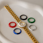 Vintage Courrèges Swiss Bezel Gold Watch