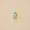 Blue Opalite Eternity Barrel Charm