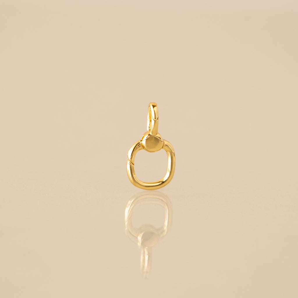 Open Cushion Charm Clasp