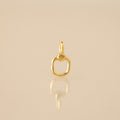 Open Cushion Charm Clasp