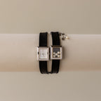 Vintage Mikimoto Midnight Pearl Silver Watch