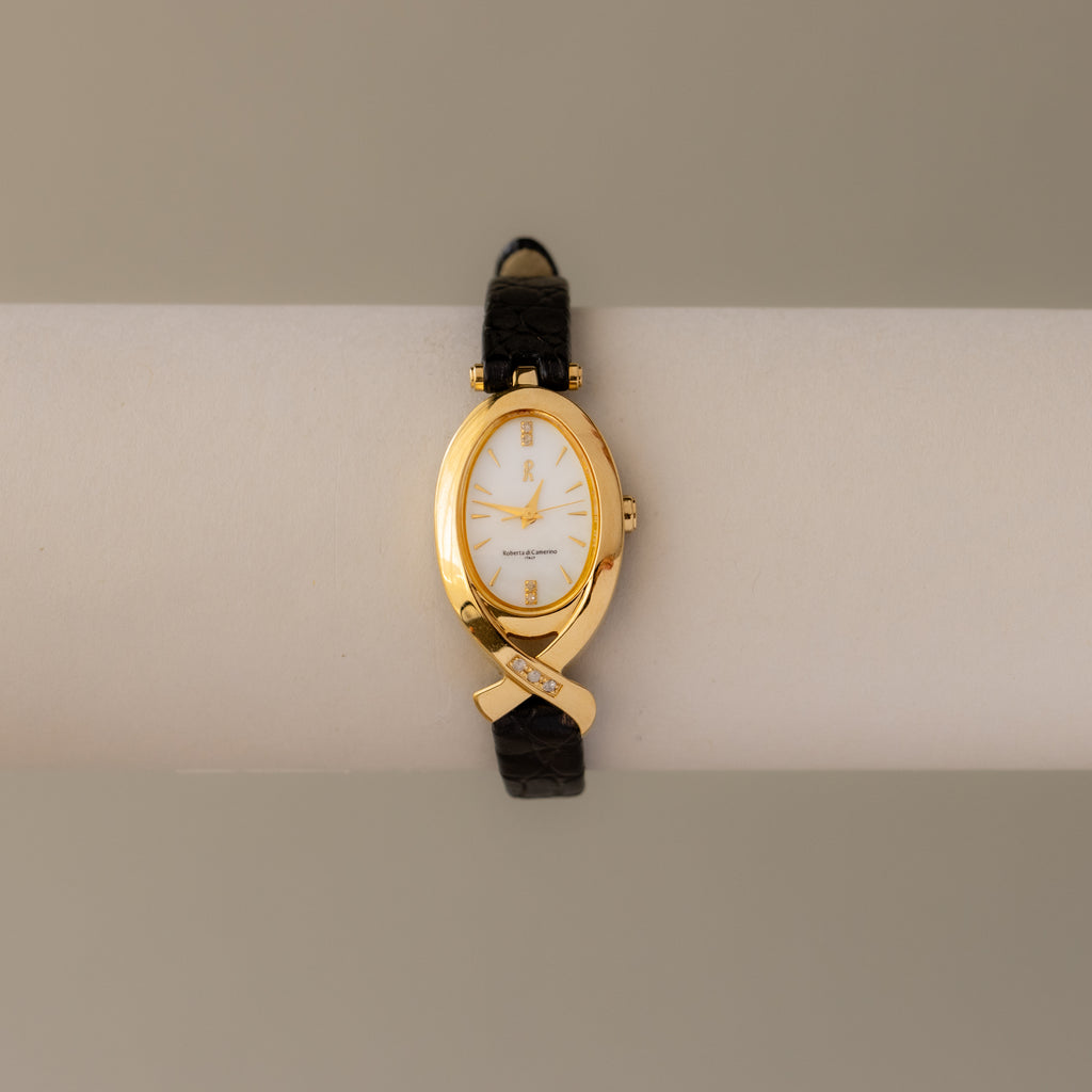Vintage Roberta di Camerino Fishtail Gold Watch