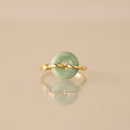 Jade Halo Ring
