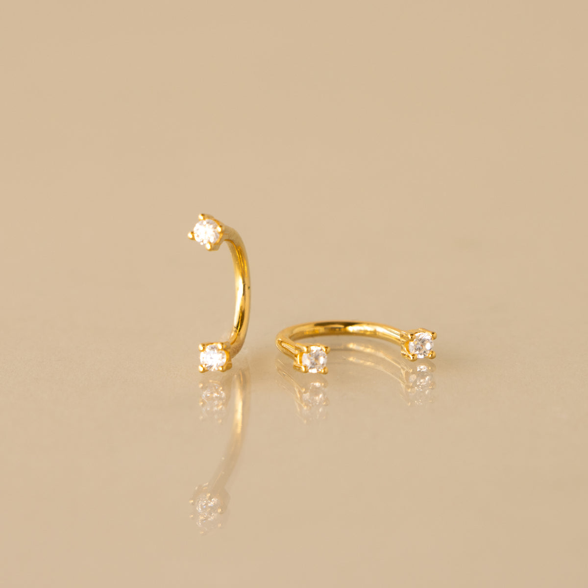 Duo Diamond U Hoops