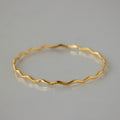 Thin Wavy Bangle