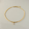 Diamond Teardrop Collar Necklace