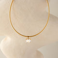 Diamond Cushion Snake Chain Necklace